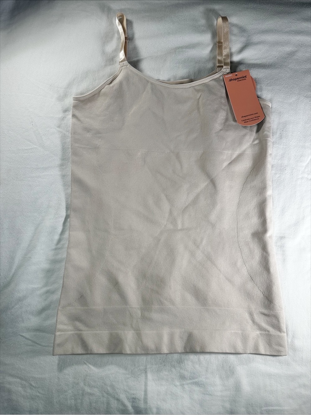 Shapermint Nude Shapewear Scoop Neck All Day Every Day Cami Adjustable Straps